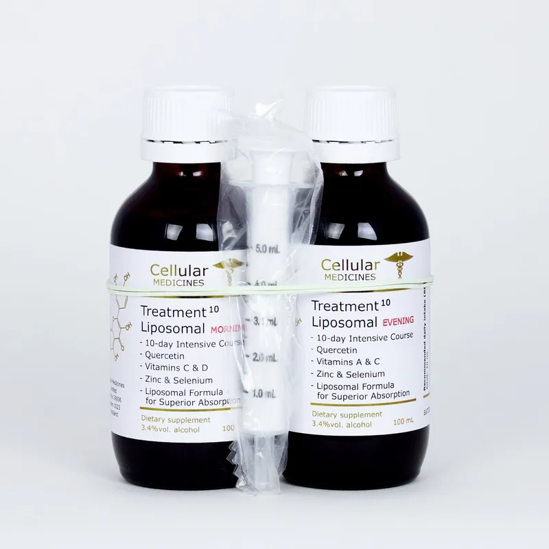 Treatment 10 Liposomal – Quercetin; Zn & Se; Vitamins A, C & Dl – SOLD OUT